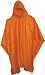 Boss Cat Gloves 52 X 80 Side-Snap 10mm Vinyl Poncho With Hood Orange