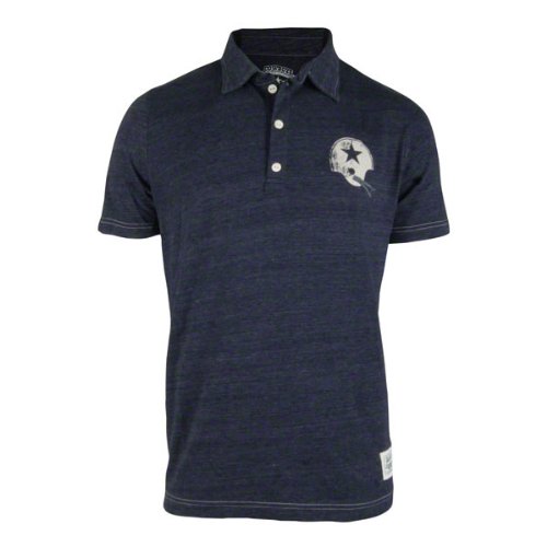 Dallas Cowboys Navy Falcon Tri-Blend Polo