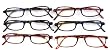 Value Eyes Plastic Frames 6 Pack - 6 for $11.99 - Your Reading Glasses Everywhere!! Where Do You Need an Extra Pair?