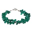 Handmade Green Aventurine Bracelet With Silver Beads