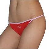 No Boundaries Ladies Sexy G-String Red Comfortable Thong Panties