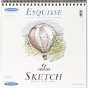 Canson Sketch Pads 12in x 12in, top wire, 100 sheets