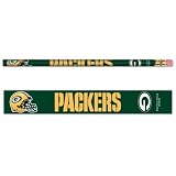 Green Bay Packers Pencil with Eraser 12 Pack
