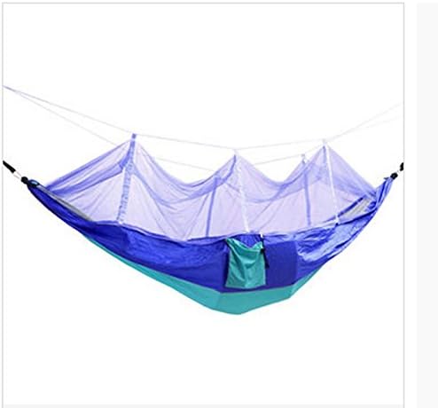 Mingyaa Camping Hammock,Topist Hammock Tent Pop Up Mosquito Net Ultralight Durable Parachute Fabric Hammock for Outdoor,Beach, Hiking, Traveling, Backyard, Backpacking