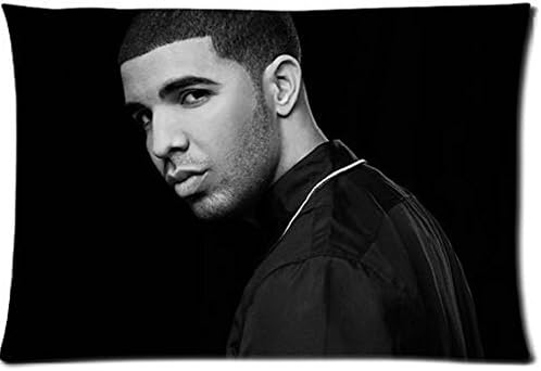 Hot Sale Custom Drake Zippered Pillow Case 20x30 (Twin Sides Print)