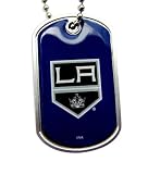 Los Angeles Kings Dog Tag Domed Necklace Charm Chain Nhl