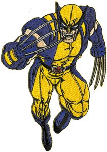  X-Men Fierce Wolverine Embroidered Iron On Movie Patch XM8