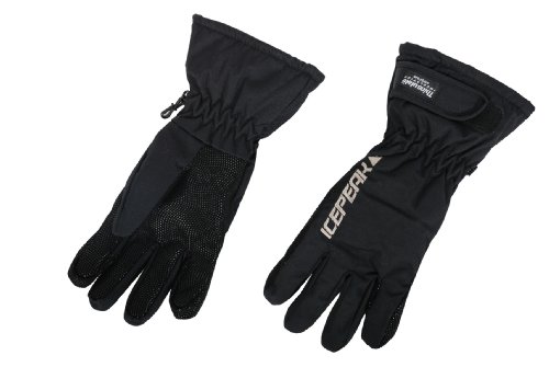 ICEPEAK Kinder HANDSCHUHE DINO, schwarz, 6