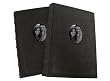 Aria Nero Leather Photo Albums - Black (2 Pack)