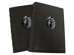 Aria Nero Leather Photo Albums - Black (2 Pack)