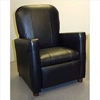 Black Vinyl Urban Kiddy Recliner