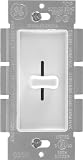 GE 52129 Dimmer Switch with Slide On/Off, White