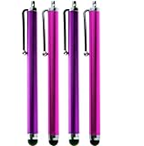 XiTech 4 Pack of Purple & Pink Stylus Universal Touch Screen Kindle Fire & Kindle Touch - Free XiTech Cable Tie