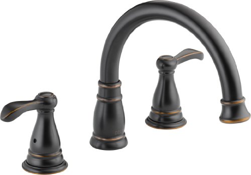 Delta Faucet 37984-OB Porter, Roman Tub trim with Rough, Oil Bronze