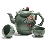 Blue Flowers Yixing Tea Set