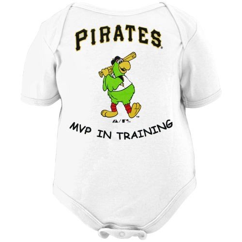 Majestic Pittsburgh Pirates Newborn White MVP In Training Creeper (3-6 Months)