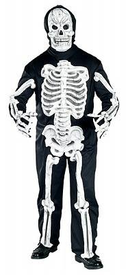 Eva Skeleton Plus Size Men's Costume Adult Halloween 