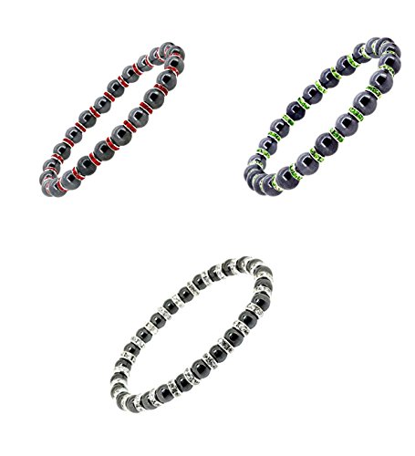 Magnetic Hematite Stone Beads Sexy Rhinestone Anklet for Women