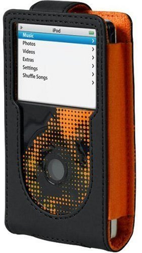 Belkin PVC Holster Case for iPod 5G (Black and Orange)