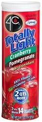 4C Totally Light Cranberry Pomegranate, Sugar Free, 7-Count Canisters (Pack of 4)