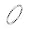 Antique Look Decorated Sterling Silver Stackable Band Ring, Size 6