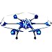 Riviera RC Pathfinder Hex Copter Wi-Fi Drone with 3D App, Blue