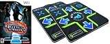 2 MMB Deluxe Dance Pads with DDR Hottest Party for Wii