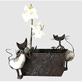 Jardiniere 2 Chatons Creme
