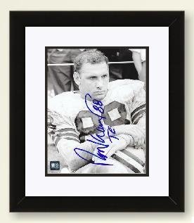 Ron Kramer Autographed/Hand Signed Green Bay Packers 8x10 photo - Custom Framed