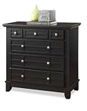 Home Styles Furniture Arts and Crafts Black Chest