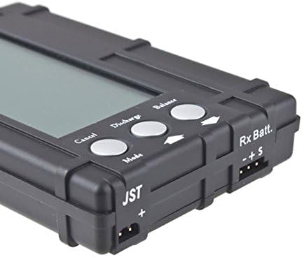 niceeshop(TM) 3 in RC 2s-6s Lipo Li-Fe LCD Voltage Meter Battery Balancer Tester Discharger (Black)