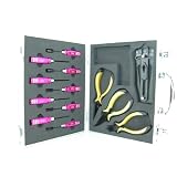 13 Pieces Tool Kit Box Set for RC Helicopter R C Hobby in Aluminum Carry Case by SMP
