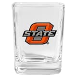Set of 2 Oklahoma State Cowboys Square Shot Glass - NCAA College Athletics - Fan Shop