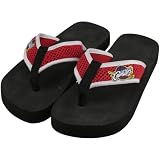 NBA Cleveland Cavaliers Unisex Basic Flip Flops - Black/Wine (X-Small)