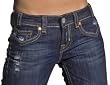 MEK Denim By Miss Me Oaxaca Premium Jeans 31 X 34 Lowrise Dark Wash Womens