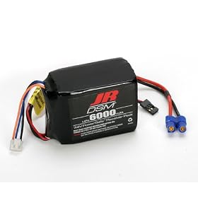 Receiver Pack 6000mAh LiPo Power Safe by JR