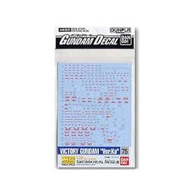  GD-75 1/100 Master Grade Victory Gundam Version Ka. Decal Assortment