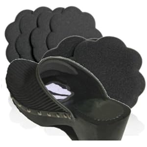 Haute Heelz Foot Cushions 3black Pairs By Foot
