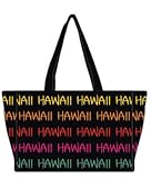 Large Tote Classic - Black / Rainbow