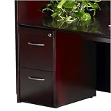 Mayline NFF+- Golden Cherry on Beech Veneer Napoli 2 Drawer File Pedestal Finish: Golden Cherry on B