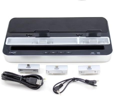Multi-Function Docking Station Charger Speaker for iPad Air/Mini/4, iPhone 5S 5C, Samsung S2/S3