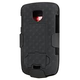 Superior Rubberized Hard Shell Case w/ Holster for Samsung DROID Charge SCH ....