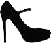Bella Marie Tamika-13 Women's almond toe platform high heel mary jane squeaky suede pumps shoes