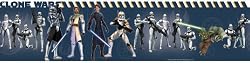 RoomMates RMK1394BCS Star Wars: the Clone Wars Peel & Stick Border