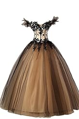 V-neck Tulle  Applique  Ball Gown Pageant Dress 