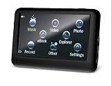 Sylvania SMPK3604 4 GB 3.6-Inch Touch Screen Video MP3 Player/Media Center with Expandable Memory Slot and Built-In Speakerphone
