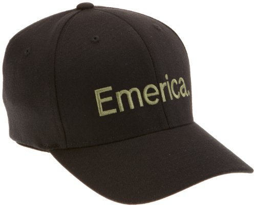 Emerica Herren Cap PURE 6.0, black/green, s/m, 6140000778