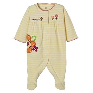 Newborn Girls' Just One Year® by Carter's® Flwer/Adorable Sleep n' Play - Light Yellow