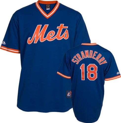 Darryl Strawberry New York Mets Royal Cooperstown Replica Jersey