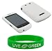 White Premium Silicone Skin Case Cover for Blackberry Storm 9530 9500 (BlackBerry NOT Included)